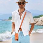 Tech-Protect C6S Crossbody Hordszíj - Narancs