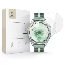   Huawei Watch GT 6 (46mm) Kijelzővédő Üvegfólia - Tech-Protect Glass Fit+ x 2 db