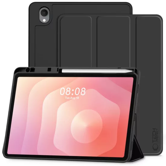 Samsung Galaxy Tab S11 11" Tok - Tech-Protect SmartCase Pen - Fekete