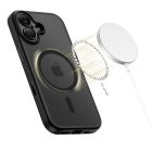 iPhone 17 Tok - Tech-Protect Magpeak Magsafe CC - Áttetsző-Fekete