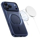 iPhone 17 Pro Tok - Tech-Protect Magpeak Magsafe CC - Áttetsző-Kék