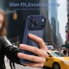 iPhone 17 Pro Tok - Tech-Protect Magpeak Magsafe CC - Átlátszó-Kék