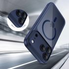 iPhone 17 Pro Tok - Tech-Protect Magpeak Magsafe CC - Átlátszó-Kék