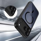 iPhone 17 Pro Max Tok - Tech-Protect Magpeak Magsafe CC - Átlátszó-Fekete