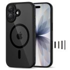 iPhone 17 Tok - Tech-Protect Magpeak Magsafe CC - Átlátszó-Fekete