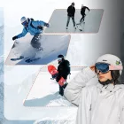 Qunature Gyerek Sísisak / Snowboard Sisak - M - Fehér Pandás