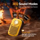 Joyroom Maya JR-MS03 Hordozható Bluetooth Hangszóró + Elemlámpa - Sárga