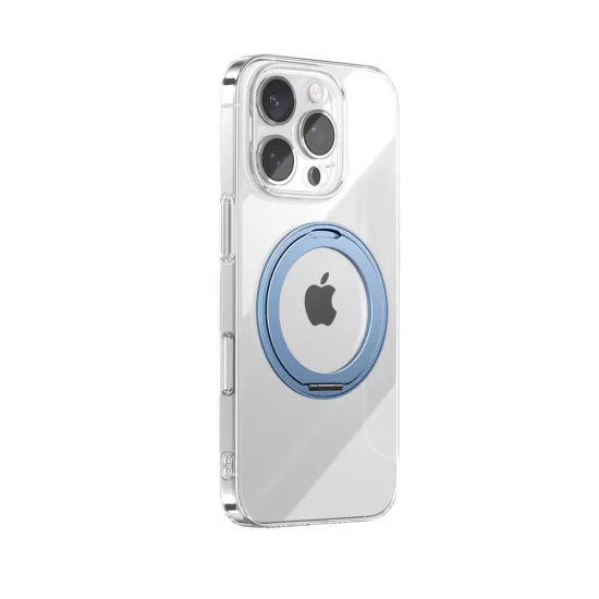 iPhone 16 Pro Max Tok - Joyroom O1S Ring Stand - Kék