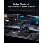 Orico USB-C - USB-C USB4 Thunderbolt5 Kábel - 1.5m 240W 80Gbps - Fekete