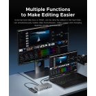 Orico USB-C - USB-C USB4 Thunderbolt5 Kábel - 2m 240W 80Gbps - Fekete