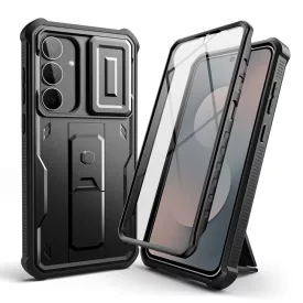   Samsung Galaxy S25 FE Tok - Tech-Protect Kevlar Cam+ - Fekete