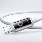 Joyroom S-A55 USB-C - USB-C StarFlight Kábel 1.2m 100W - Fehér