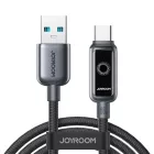 Joyroom S-A55 USB-A - USB-C StarFlight Kábel 1.2m 66W - Fekete