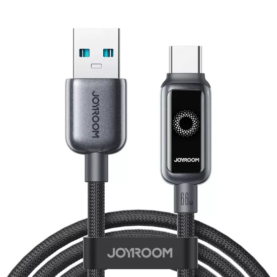 Joyroom S-A55 USB-A - USB-C StarFlight Kábel 1.2m 66W - Fekete