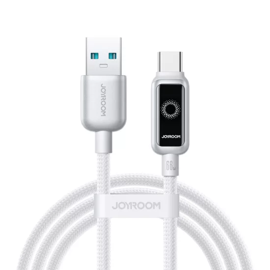 Joyroom S-A55 USB-A - USB-C StarFlight Kábel 1.2m 66W - Fehér