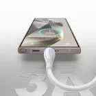 Joyroom S-A59 USB-A - USB-C Vibrant Kábel - 1.2m 3A - Fehér