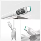 Joyroom S-A59 USB-A - USB-C Vibrant Kábel - 1.2m 3A - Fehér