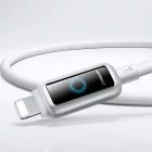 Joyroom S-A55 USB-A - Lightning StarFlight Kábel - 1.2m 3A - Fehér