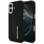 iPhone 17 Tok - AMG Silicone Oversize Rhombs MagSafe - Fekete