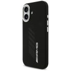 iPhone 17 Tok - AMG Silicone Oversize Rhombs MagSafe - Fekete