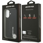 iPhone 17 Tok - AMG Silicone Oversize Rhombs MagSafe - Fekete