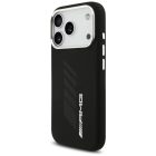 iPhone Air 17 Pro - AMG Silicone Oversize Rhombs MagSafe - Fekete