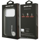 iPhone Air 17 Pro - AMG Silicone Oversize Rhombs MagSafe - Fekete