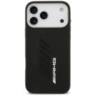 iPhone 17 Pro Max Tok - AMG Silicone Oversize Rhombs MagSafe - Fekete