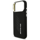 iPhone 17 Pro Max Tok - AMG Silicone Oversize Rhombs MagSafe - Fekete