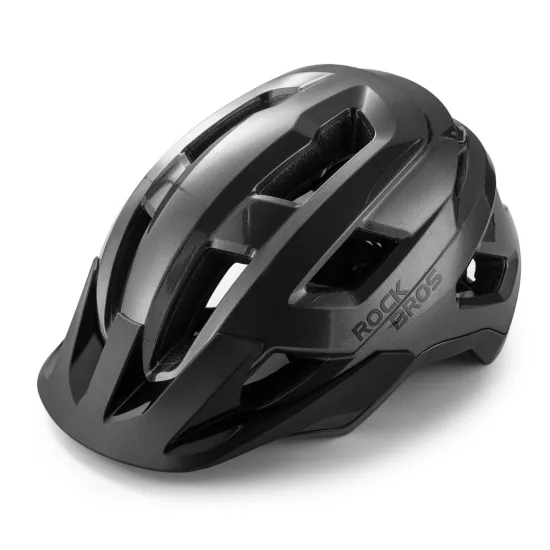 Rockbros LK-67 Gyerek Kerékpáros Sisak Levehető Napellenzővel - 54-58 cm - Szürke