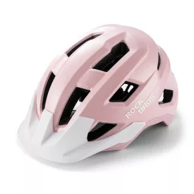   Rockbros LK-67 Gyerek Kerékpáros Sisak Levehető Napellenzővel - 54-58 cm - Pink