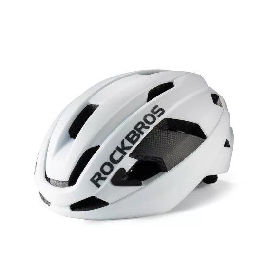 Rockbros LK-15 Szénszálas Kerékpáros Sisak 58-62 cm - Fehér