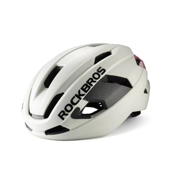 Rockbros LK-15 Szénszálas Kerékpáros Sisak 58-62 cm - Világosszürke
