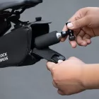 Rockbros CO₂ Pumpa - Patron nélkül - Presta/Schrader - Fekete