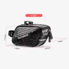 Rockbros B59 Kerékpáros Nyeregtáska 1.5L - Fekete