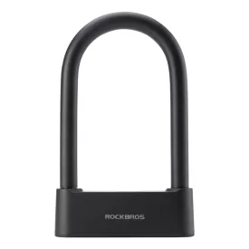   Rockbros SMART Kerékpárzár Ujjlenyomat Olvasóval és Bluetooth Kapcsolattal - Fekete