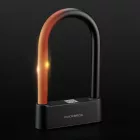 Rockbros SMART Kerékpárzár Ujjlenyomat Olvasóval és Bluetooth Kapcsolattal - Fekete