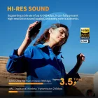 QCY AilyBuds Pro+ BT5.3 Fülhallgató - ANC LDAC IPX5  - Fekete
