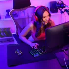 Wozinsky WPD-B1000 Gamer Asztali Egérpad XXL - 1000 x 500 mm - Vízálló - Fekete