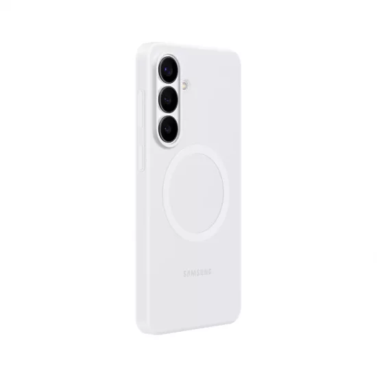 Samsung Galaxy S26 Plus Tok - Samsung Silicone Magnet Case - Fehér