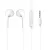 Dudao X10S Vezetékes In-Ear Fülhallgató - 3.5mm Mini Jack 1.15m - Fehér