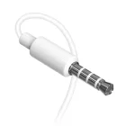 Dudao X10S Vezetékes In-Ear Fülhallgató - 3.5mm Mini Jack 1.15m - Fehér