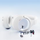 QCY H3 Lite Over-Ear BT5.3 Fejhallgató + ANC - Fehér