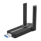 Wozinsky WAX-1800 Kétsávos USB 3.0 - WiFi 6 Adapter - Fekete