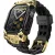 Apple Watch 10/11 (46mm) Tok és Szíj - Supcase Unicorn Beetle Ore - Fekete-Arany