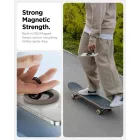 Spigen Nano Pop MagFit Mágneses MagSafe Gyűrűs Tartó - Szürke-Fekete