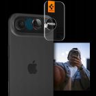 iPhone Air Lencsevédő - Spigen Glas.tR EZ Fit Optik Pro - Fekete-Piros x 2 db