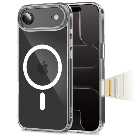 iPhone Air Tok - Tech-Protect Flexair Hybrid CC Magsafe - Átlátszó