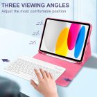 iPad 10.9" (2022) / 11" (2025) Tok - Tech-Protect SC Ceruzatartóval és Angol Billentyűzettel - Pink