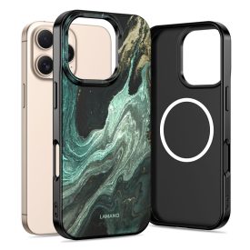   iPhone 16 Pro Max Tok - Tech-Protect Lamano MagSafe - Verde Aura